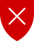 shield with an x icon